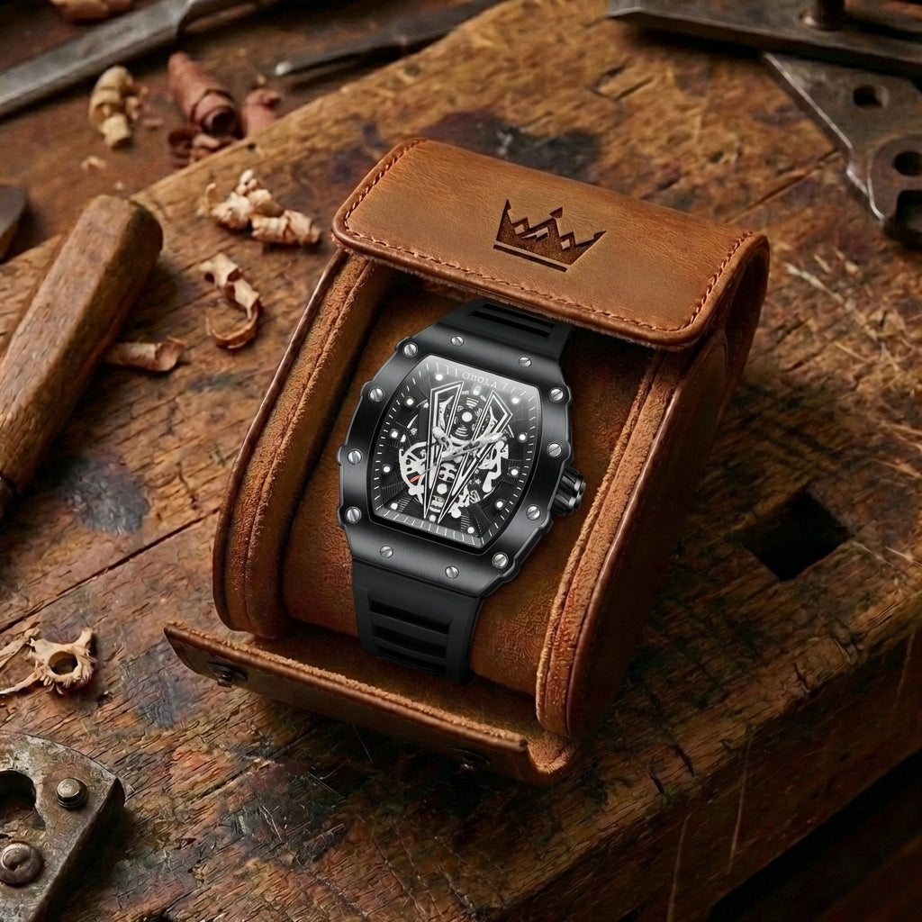 Men's Steampunk Skeleton Watch