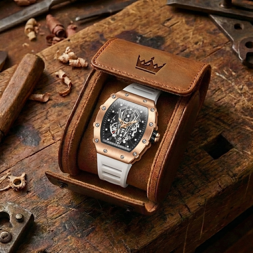 Men's Steampunk Skeleton Watch