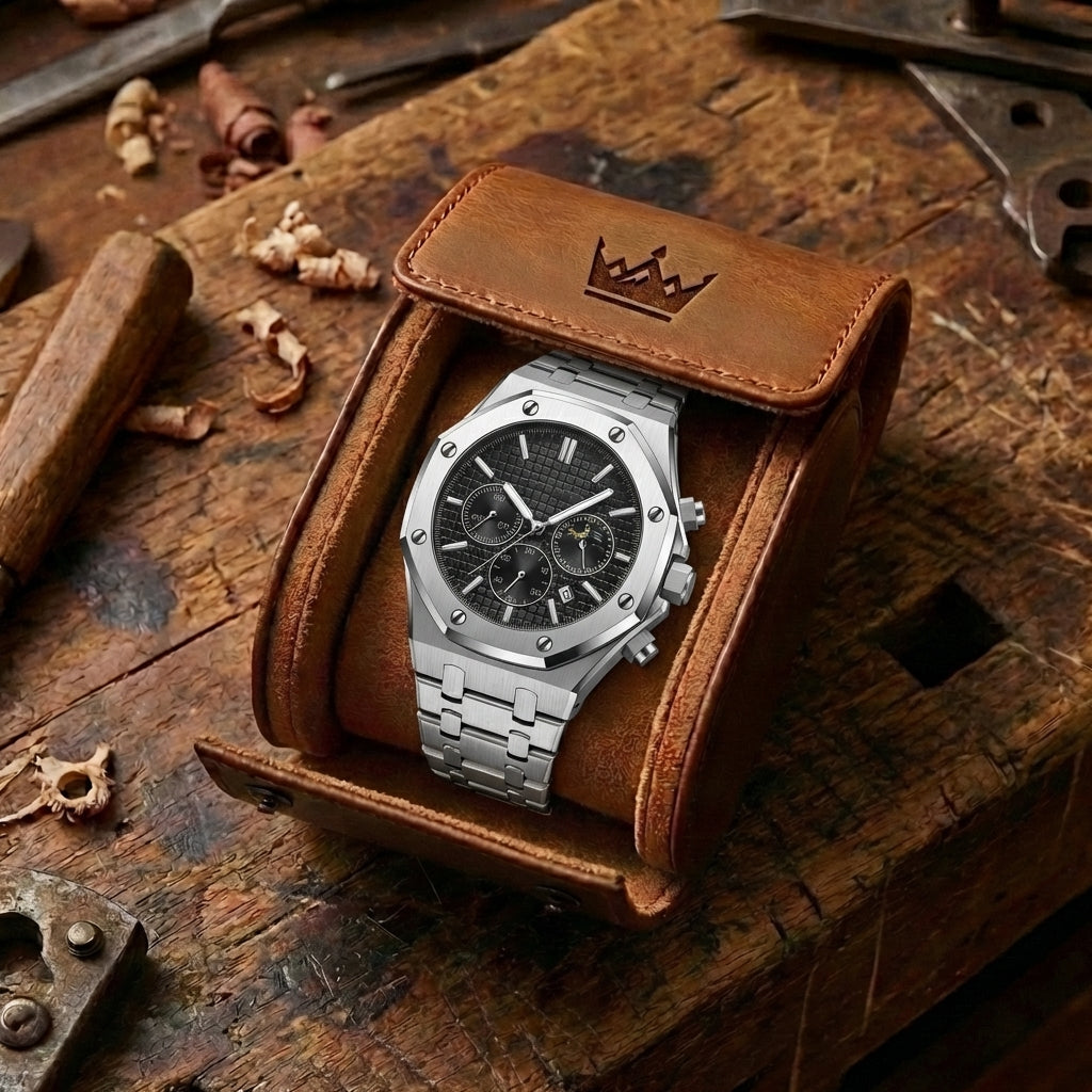 Men's Minimalist Steel Quartz Watch