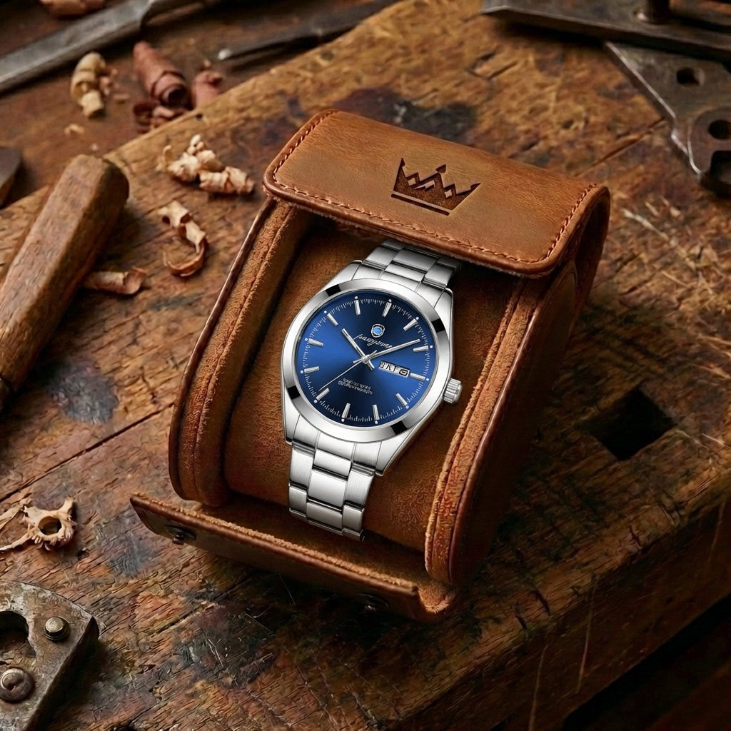 Men's Dual Calendar Luminous Quartz Watch