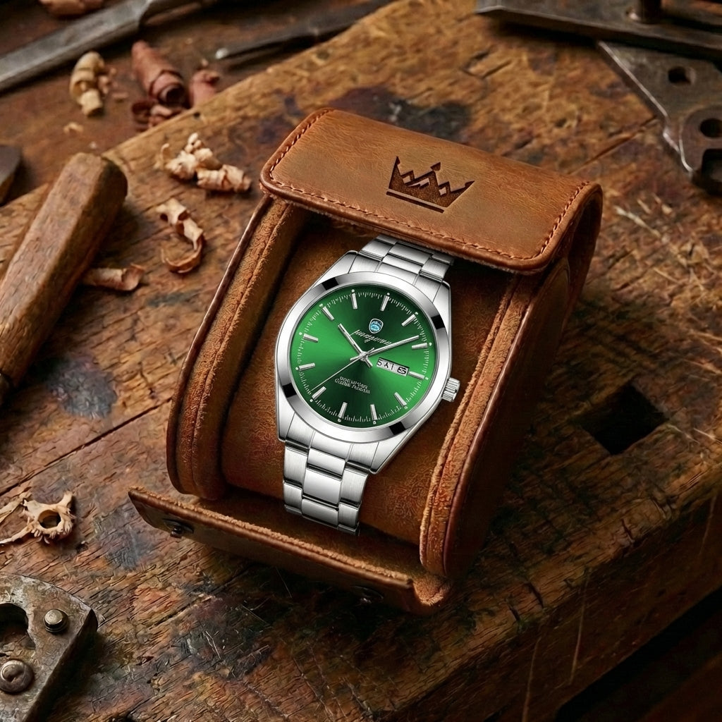 Men's Dual Calendar Luminous Quartz Watch