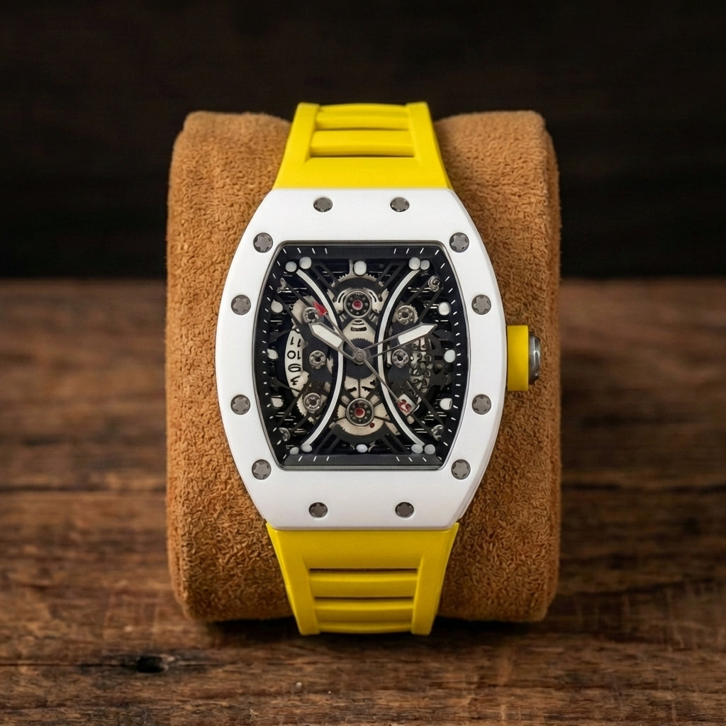 Men's Hollow Barrel Luminous Automatic Watch