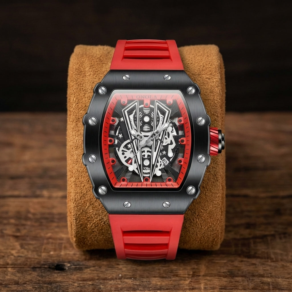 Men's Steampunk Skeleton Watch