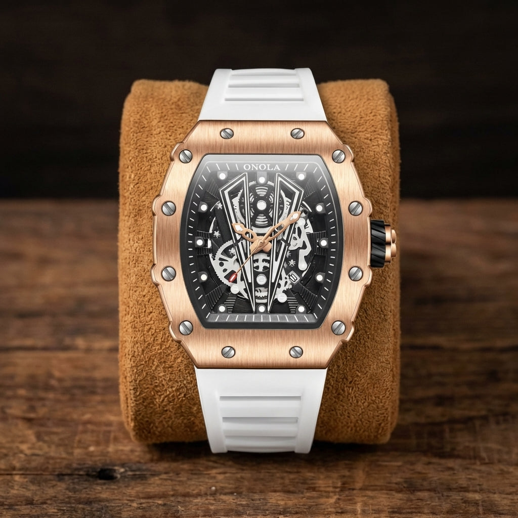 Men's Steampunk Skeleton Watch